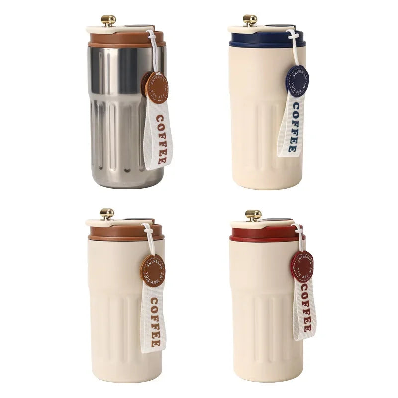 Seamless 316 Stainless Steel Insulated Coffee Cup Smart Temperature Display Office Car Water Bottle Portable Thermal Mug