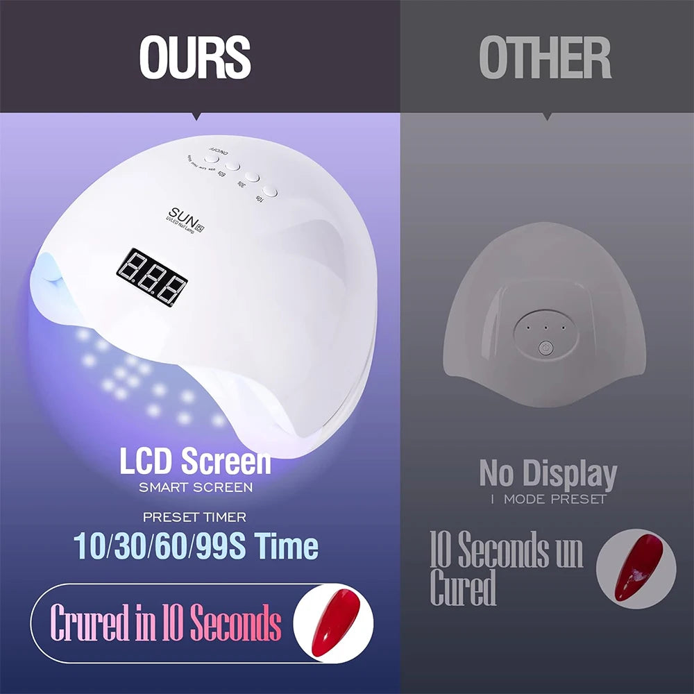 Nail Dryer Gel Nail Polish Curing LED UV Light