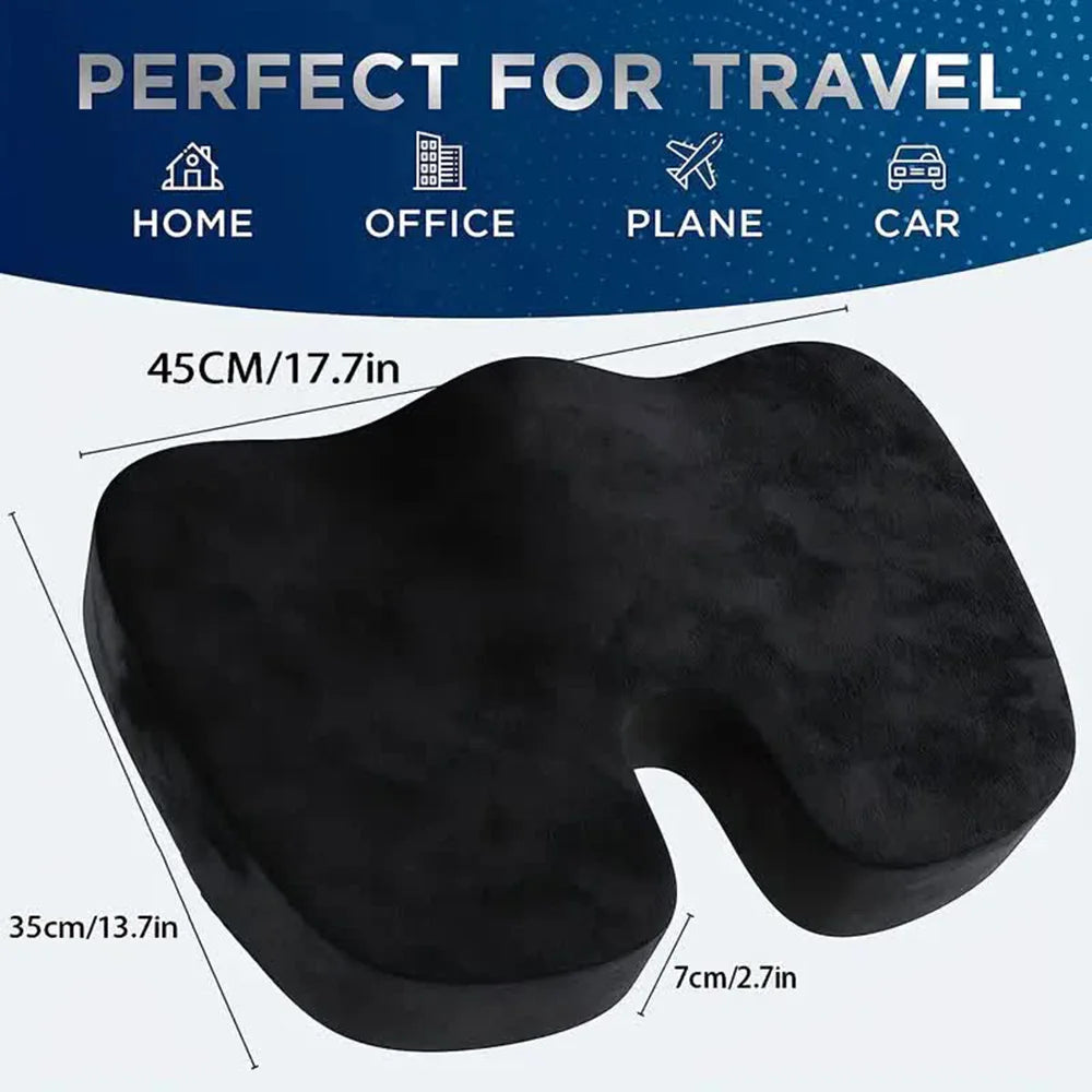 Travel Seat Cushion Memory Foam Pillow