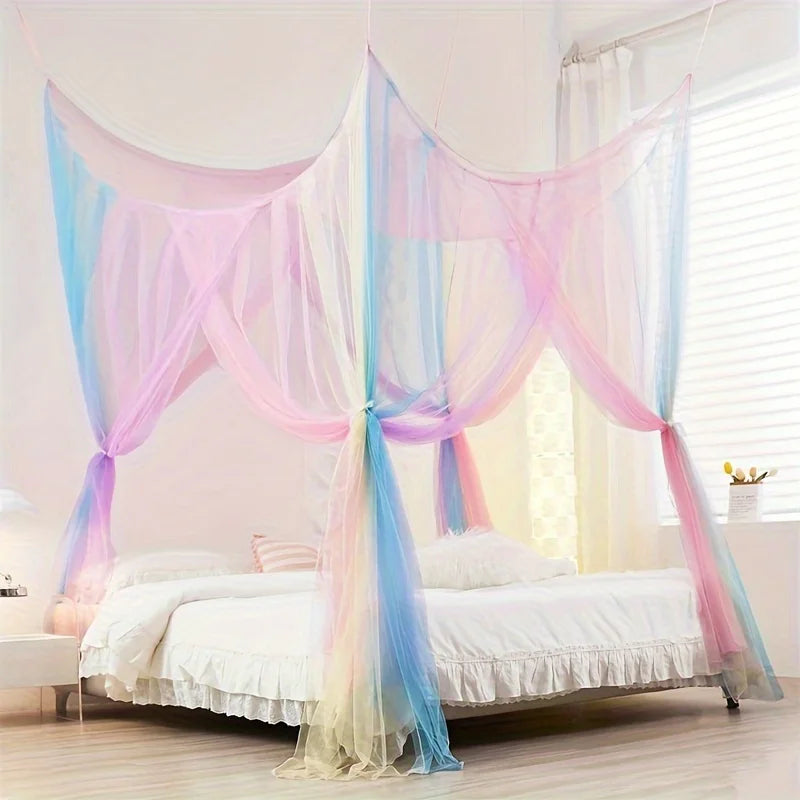 Elegant Rainbow Mosquito Net