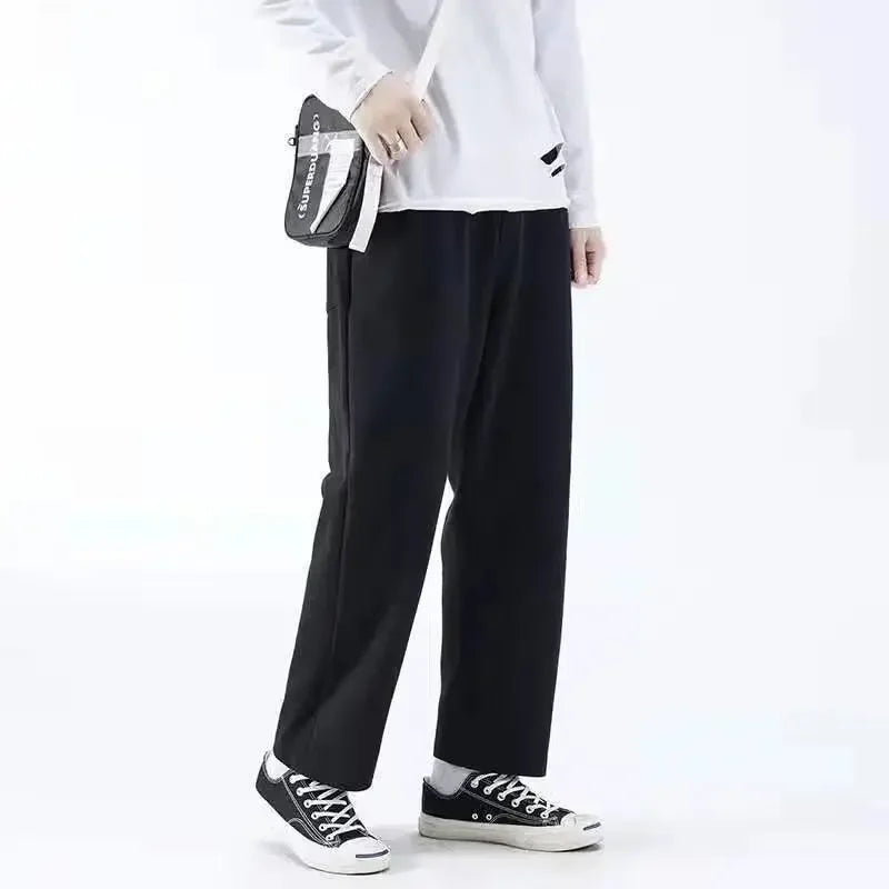 Men's Loose-Fit Casual Long Cotton trousers