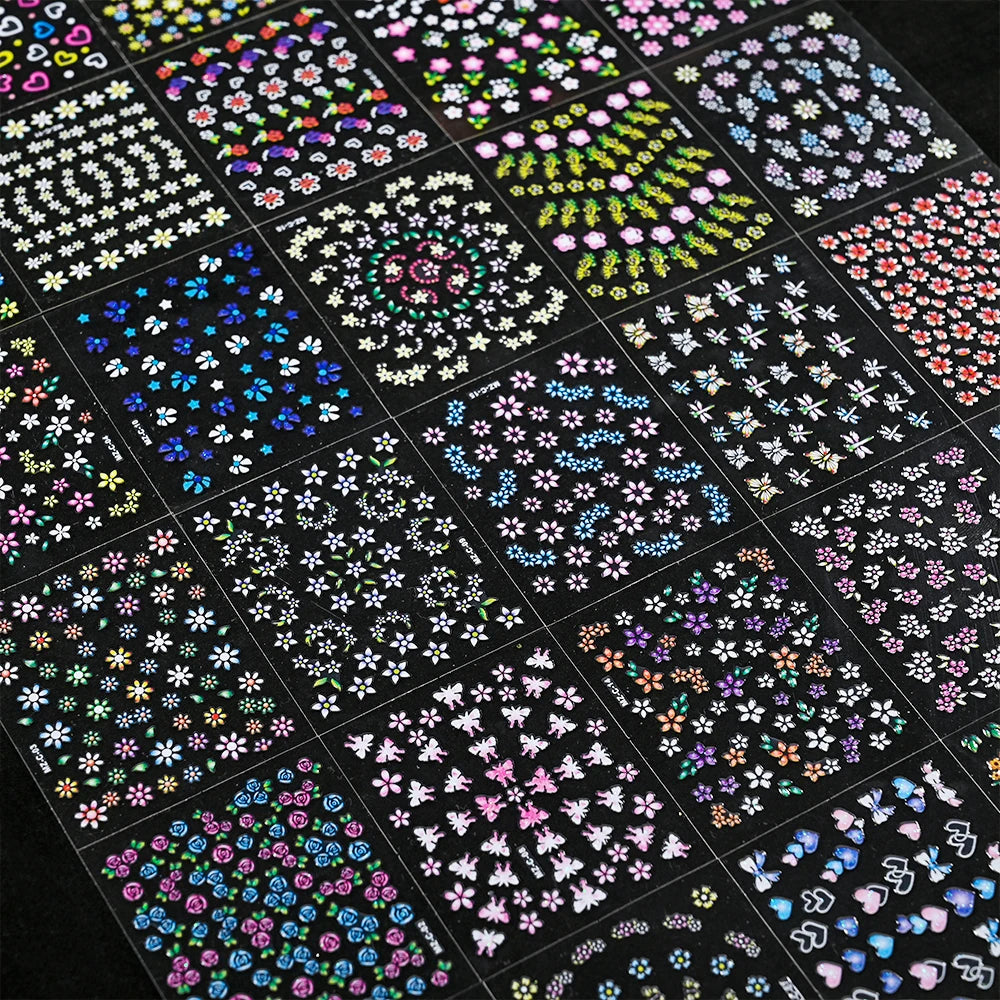 3 D Flowers Cherry Blossoms Rose Daisy Nail