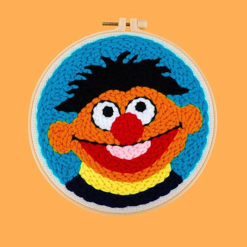 DIY Craft Punch Needle Embroidery Kits Sewing Kit Needlework Cross Stitch for Beginner Magic Pock Pen Set Home Painting Decor