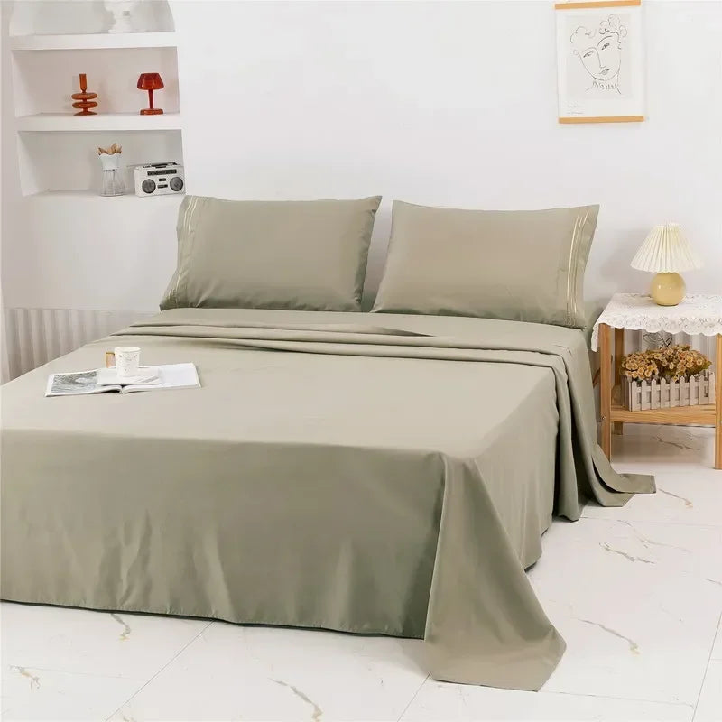 Embroidery Brushed  Bed Set
