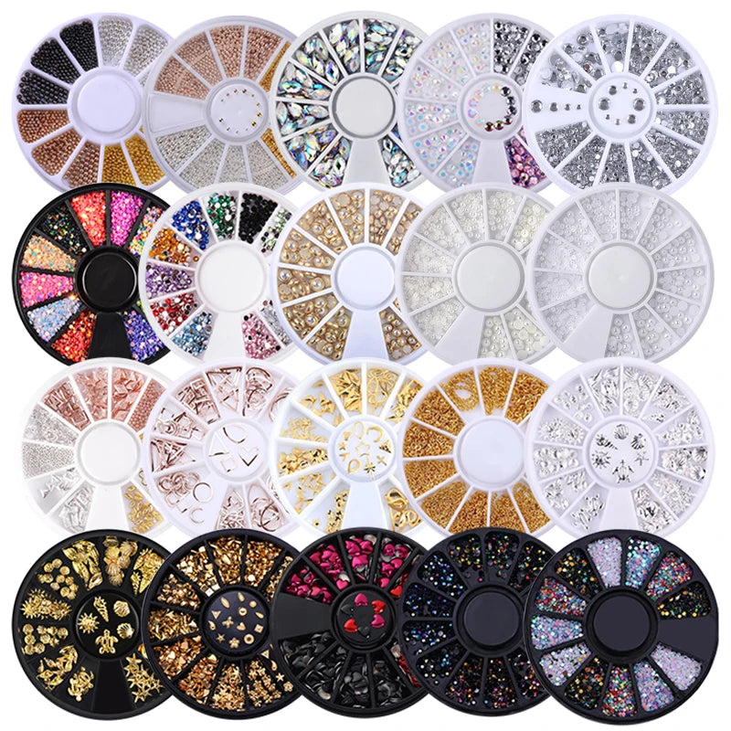 Nail art glitter rhinestone Crystal gems