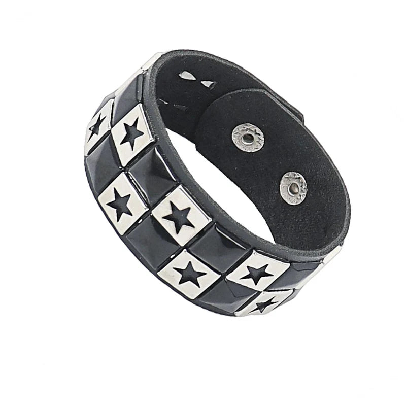 Hip Hop Rock Chain Multi Layered Bracelet