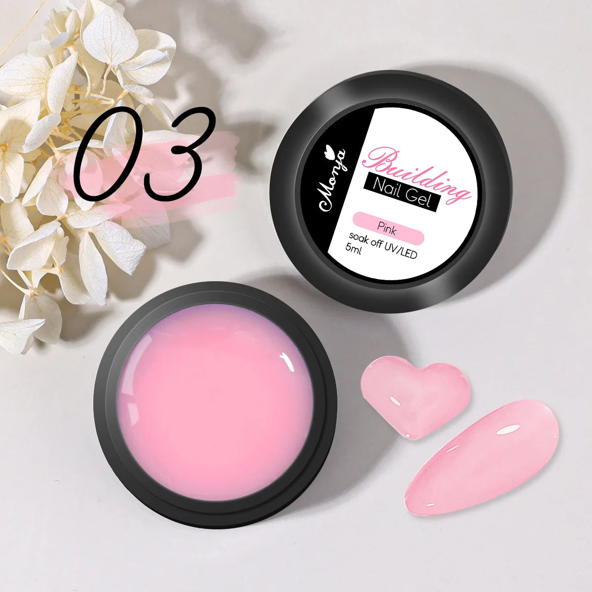 Clear Non-Stick Hand Extension Gel Nail Polish