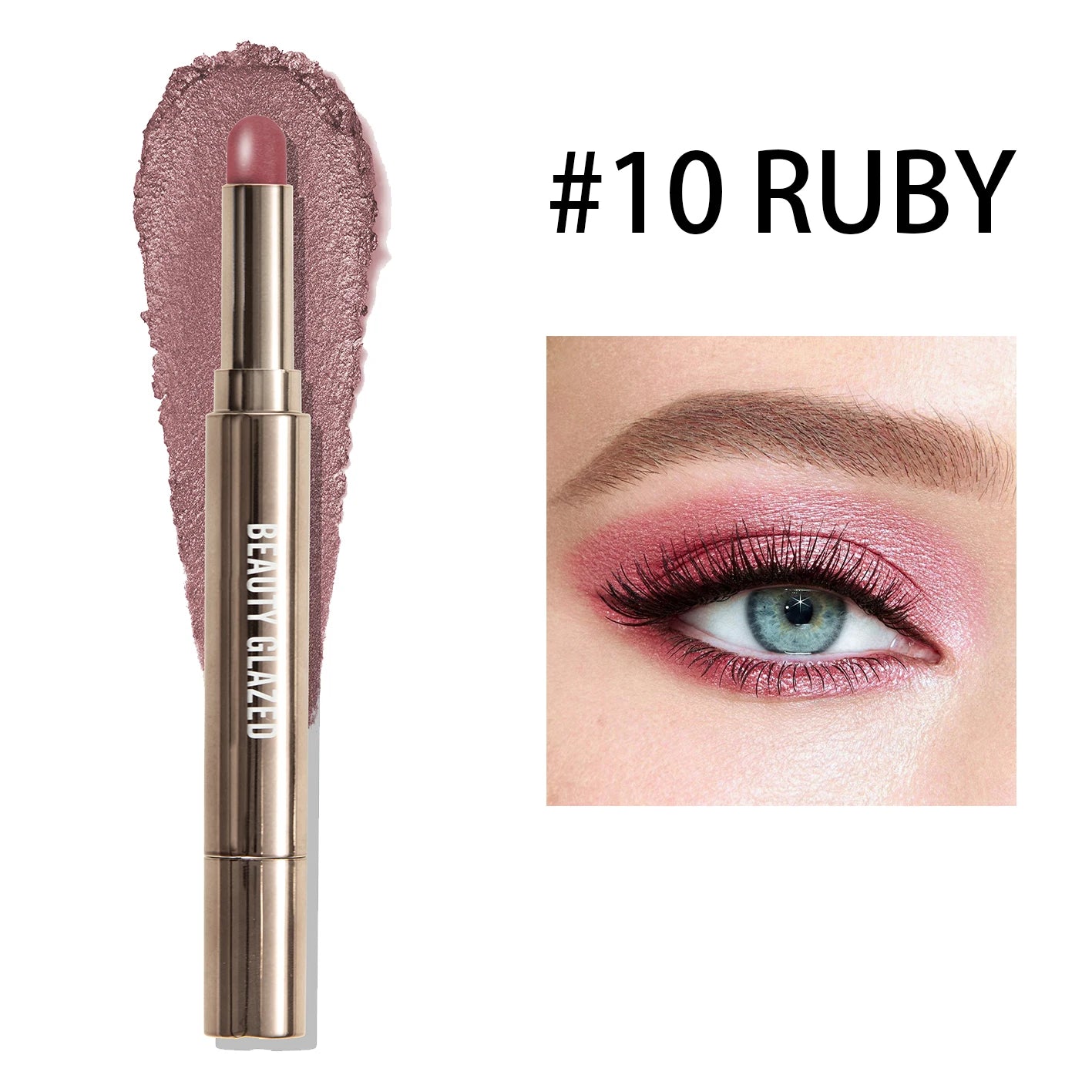 10 Color Double-Ended Eyeshadow Stick
