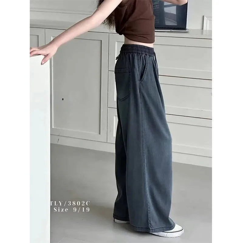 New Style Lyocell Straight Leg Jeans