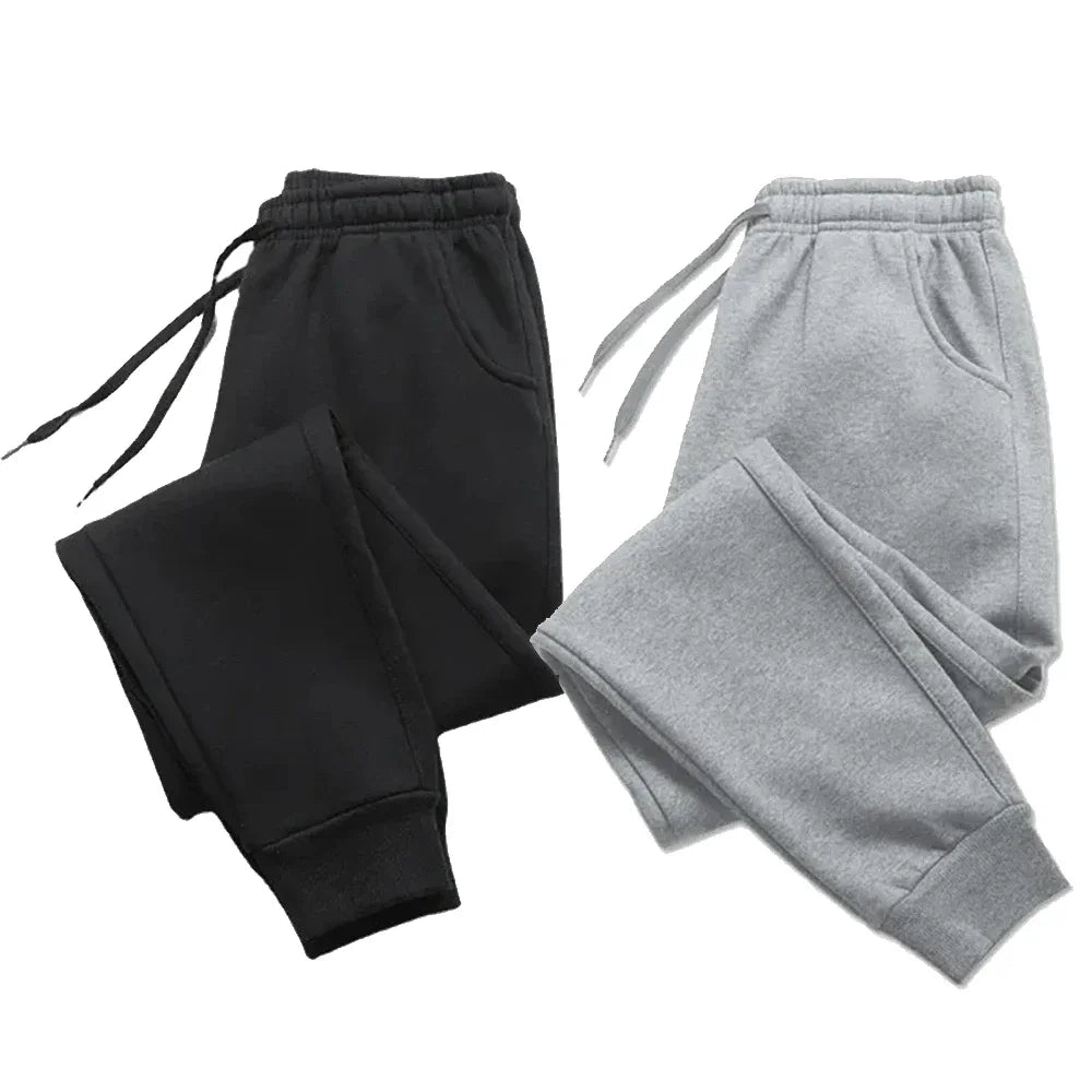 Mens Casual Winter Sports Gym Trousers