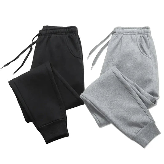 Mens Casual Winter Sports Gym Trousers