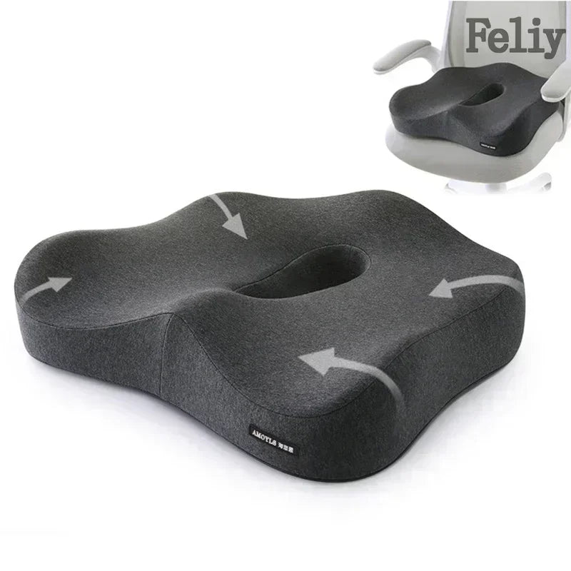 Memory Foam Car Seat Support Waist Cushion
