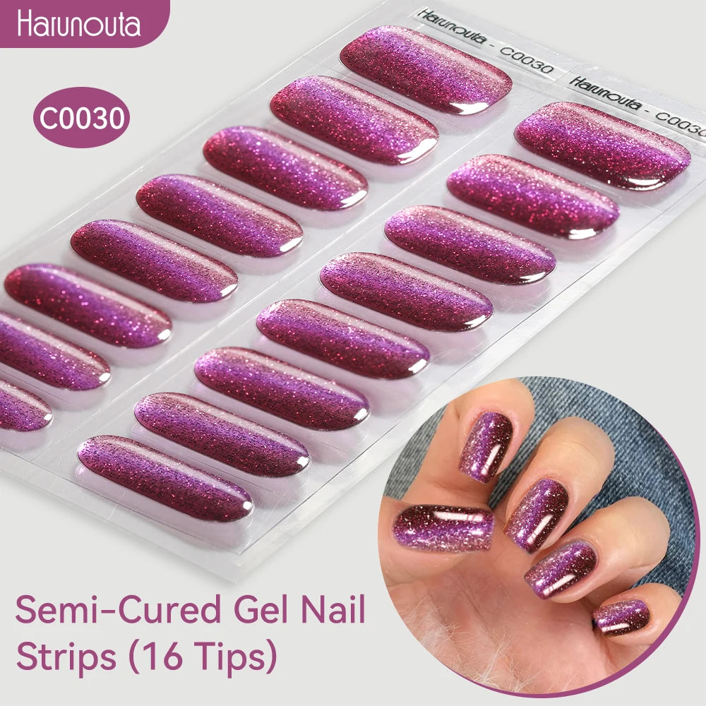 Semi Cured Gel Nail Sticker