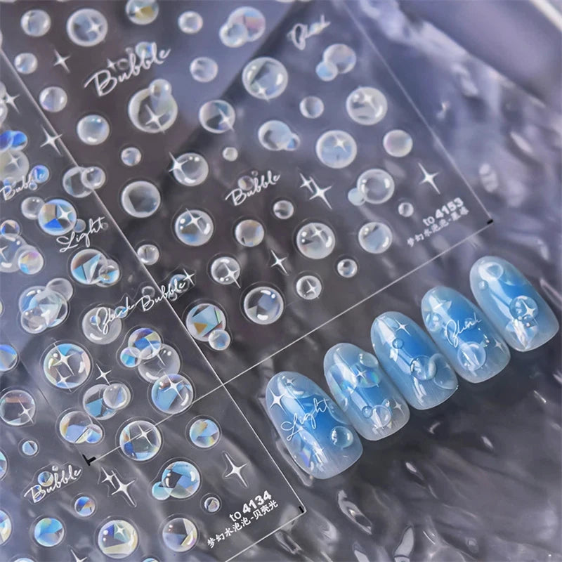 Soft Relief Decoration Nail Art Stickers