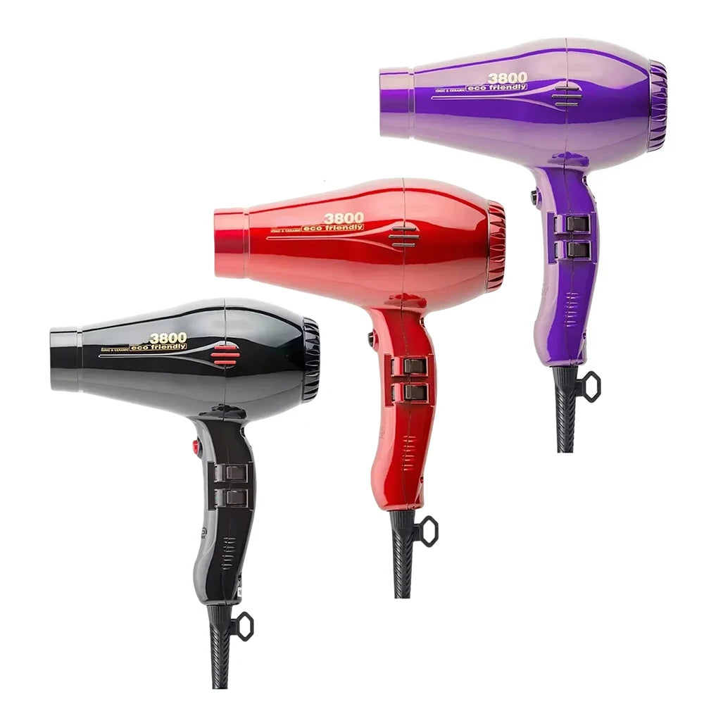 Household 2100W High-Power Hair Dryer with Negative Ions Hot & Cold Air High Airflow 3-Speed Adjustment for Stylish Styling