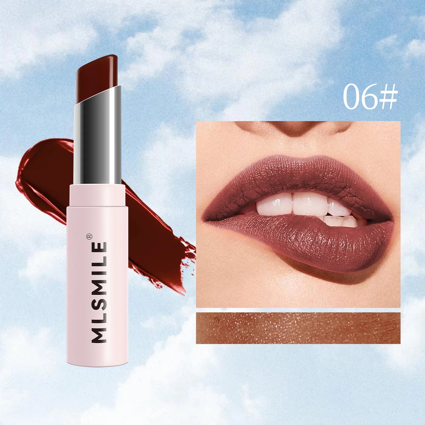 6 Colors  Lipstick Long Lasting Waterproof