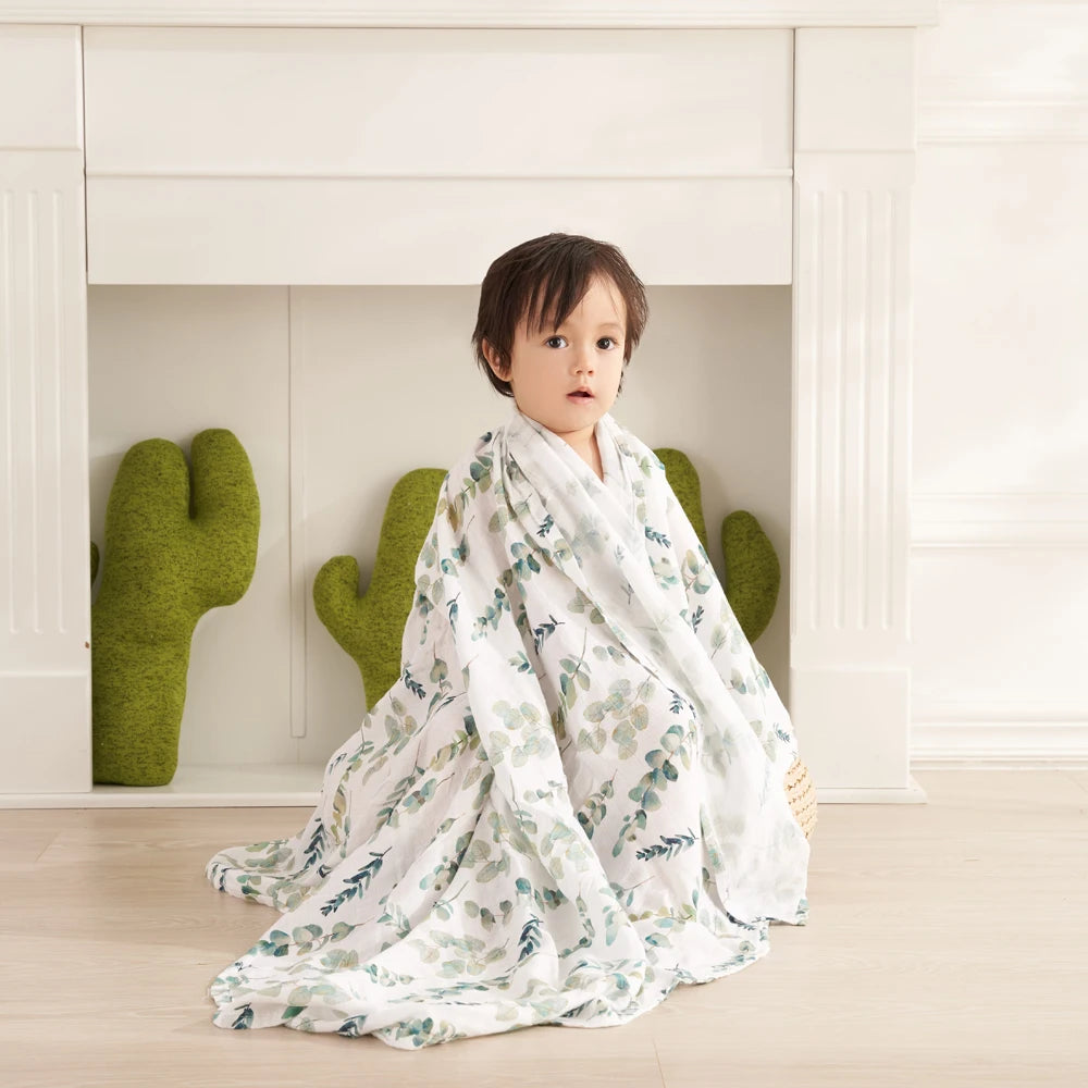 Cute Soft Print Baby Towel Wrap