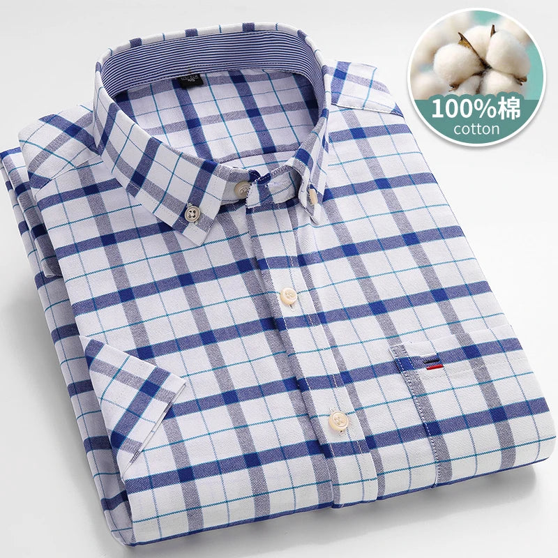 Oxford Cotton Casual Shirt For Men