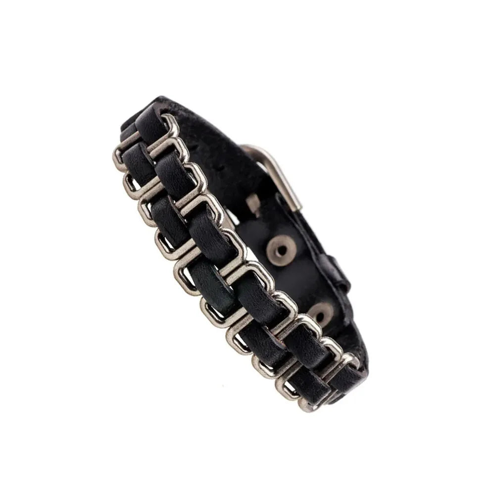 Hip Hop Rock Chain Multi Layered Bracelet
