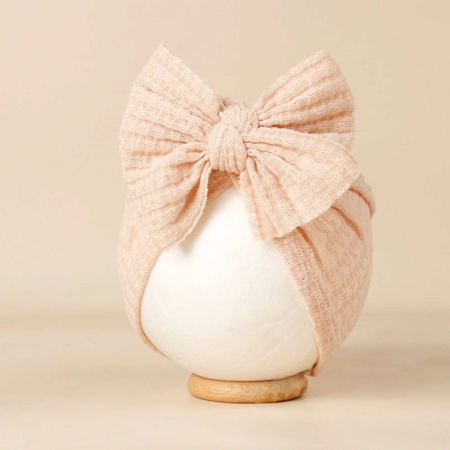 Lovely Bow knot Knitted Baby Head Wraps