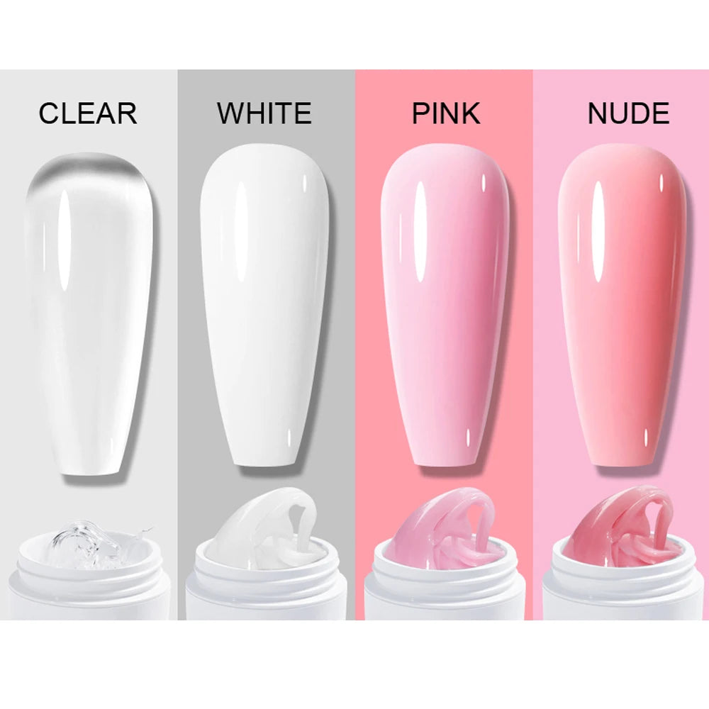 Clear Non-Stick Hand Extension Gel Nail Polish