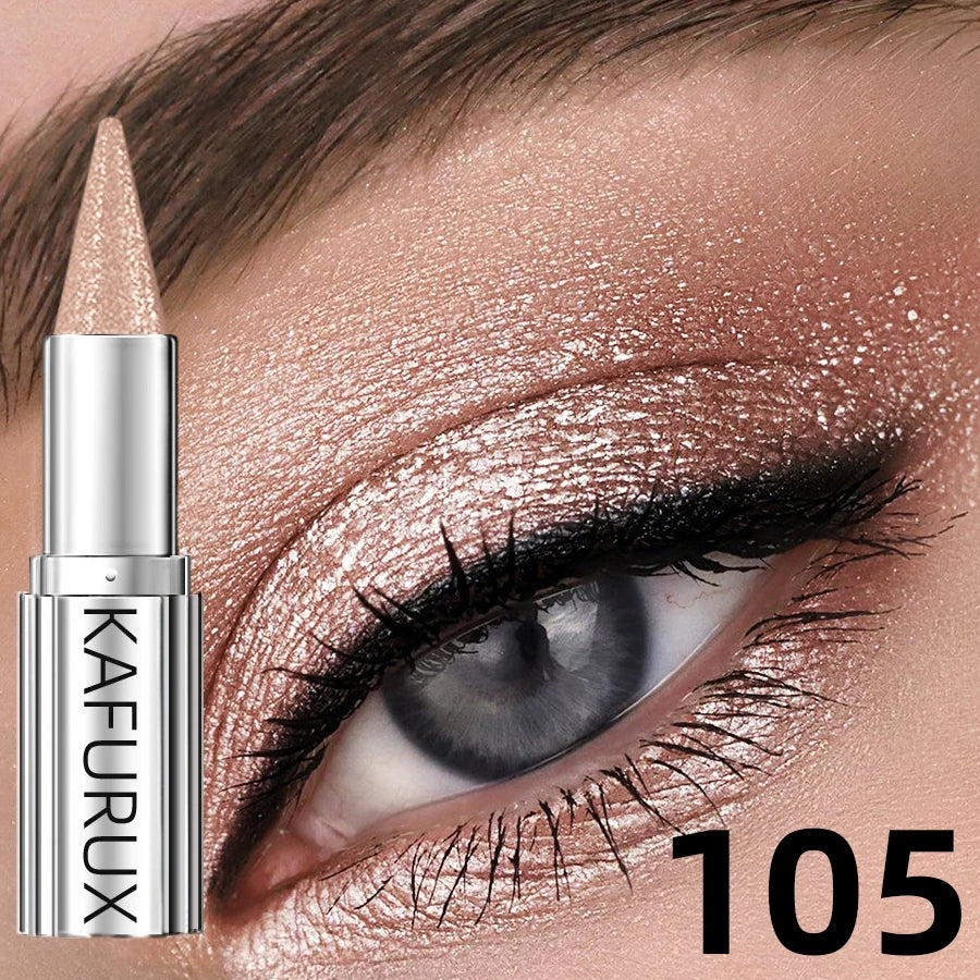 12 Colors Metallic Eye shadow Pencil Glitter