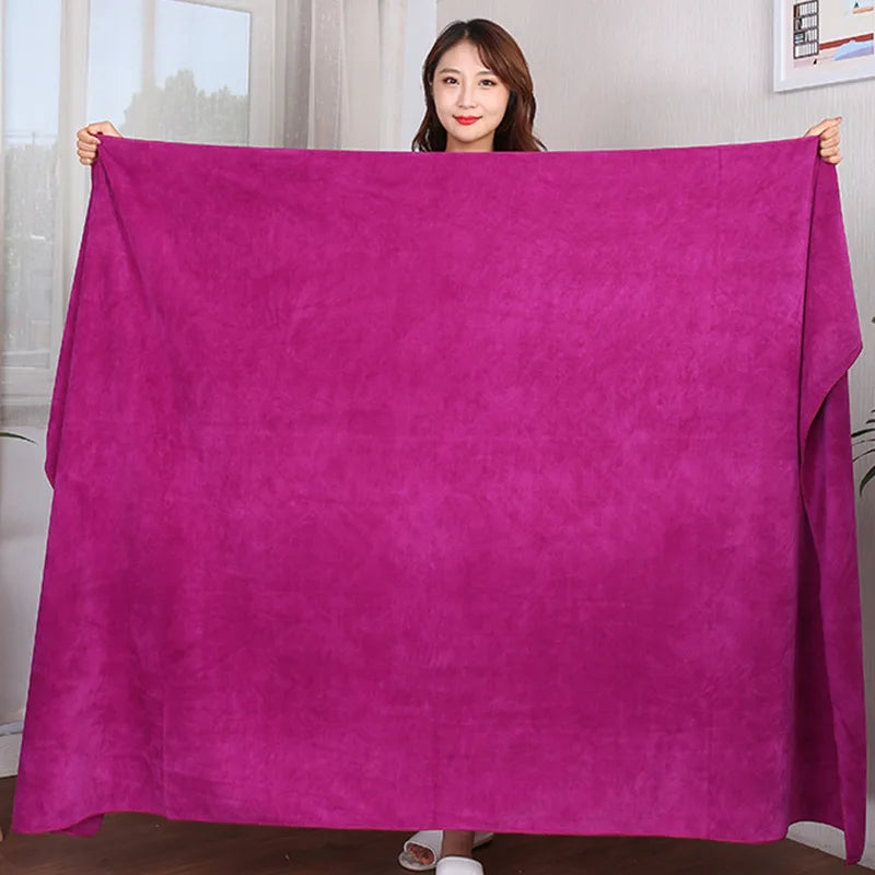 Extra large microfiber bath towel