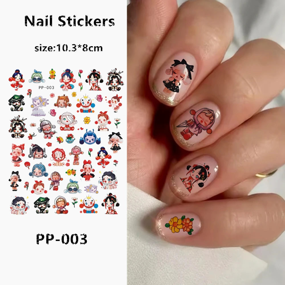 Cute 3 D Nail art Nail sticker