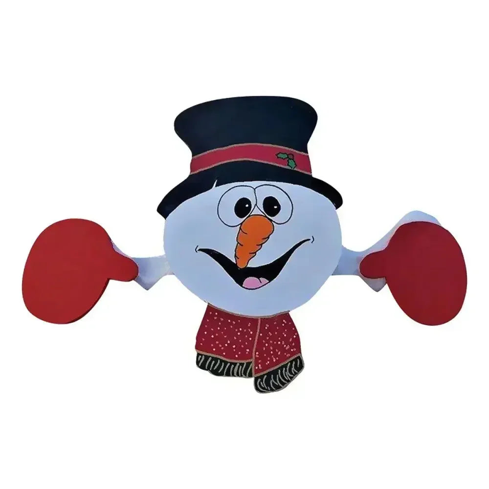 Christmas Fence Ornaments Santa Clause