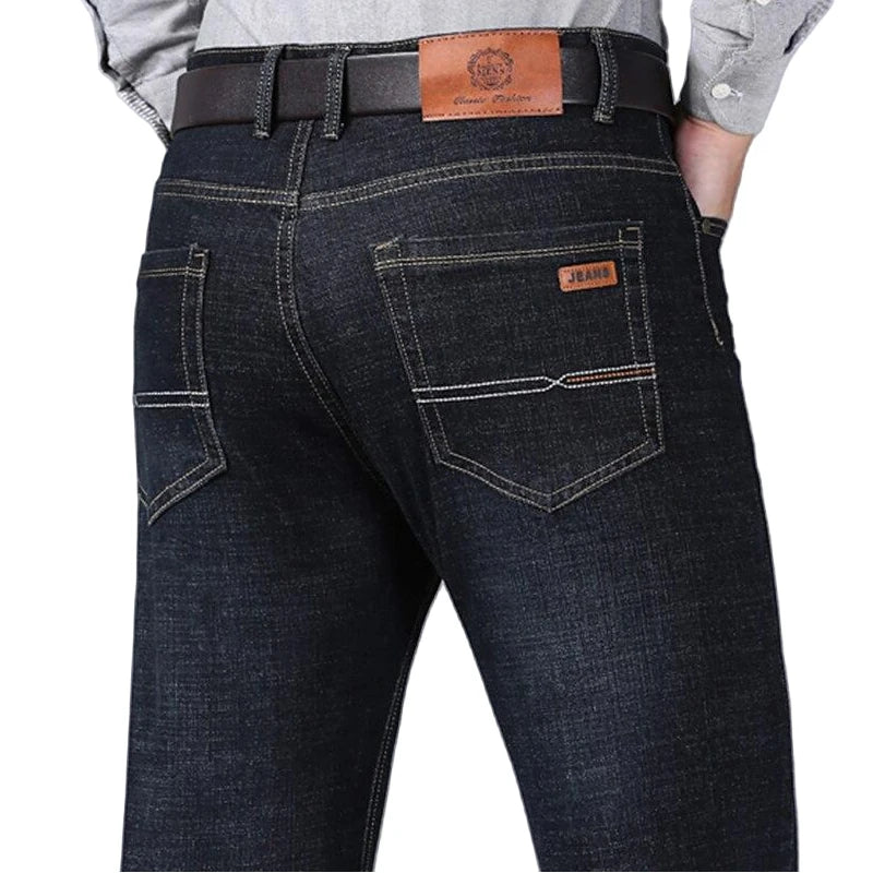 Soft Straight Denim Pants For Men