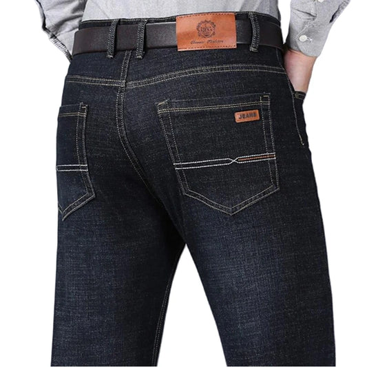 Soft Straight Denim Pants For Men