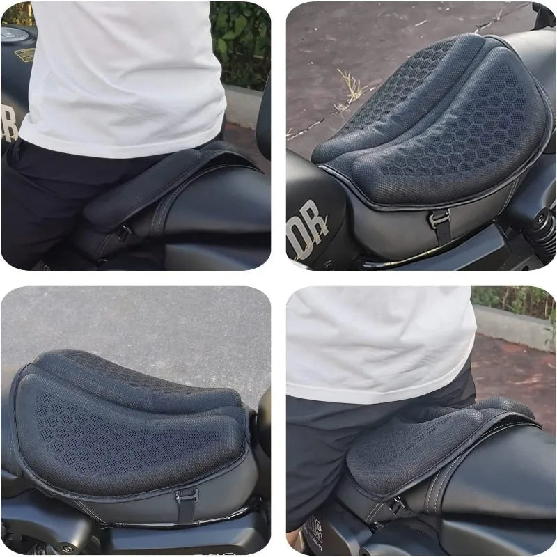 Motorcycle Seat Cushion 3D Honeycomb