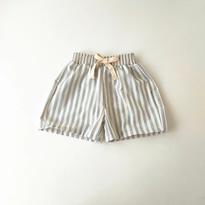 Children's Vintage Linen Cotton Stripe Pants