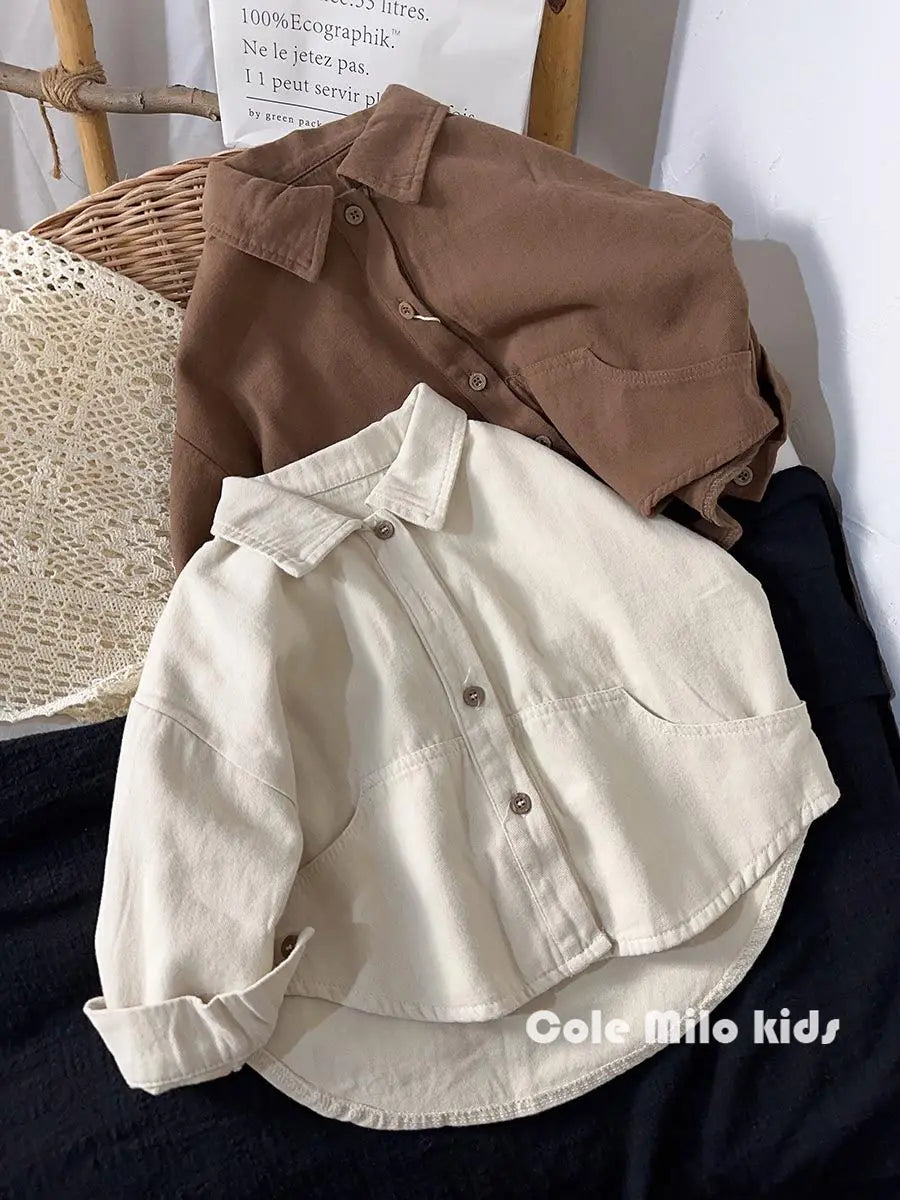 Korean top children's cardigan outdoor wear