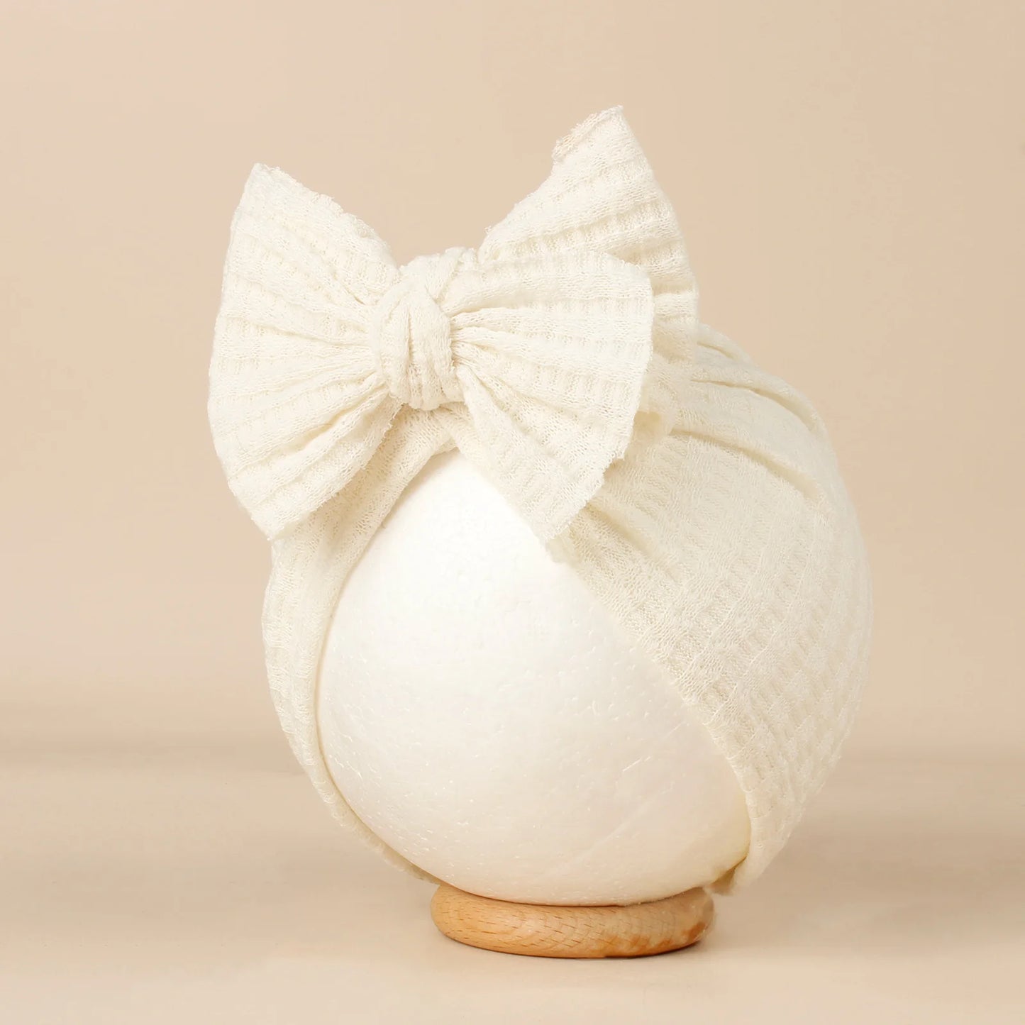 Lovely Bow knot Knitted Baby Head Wraps