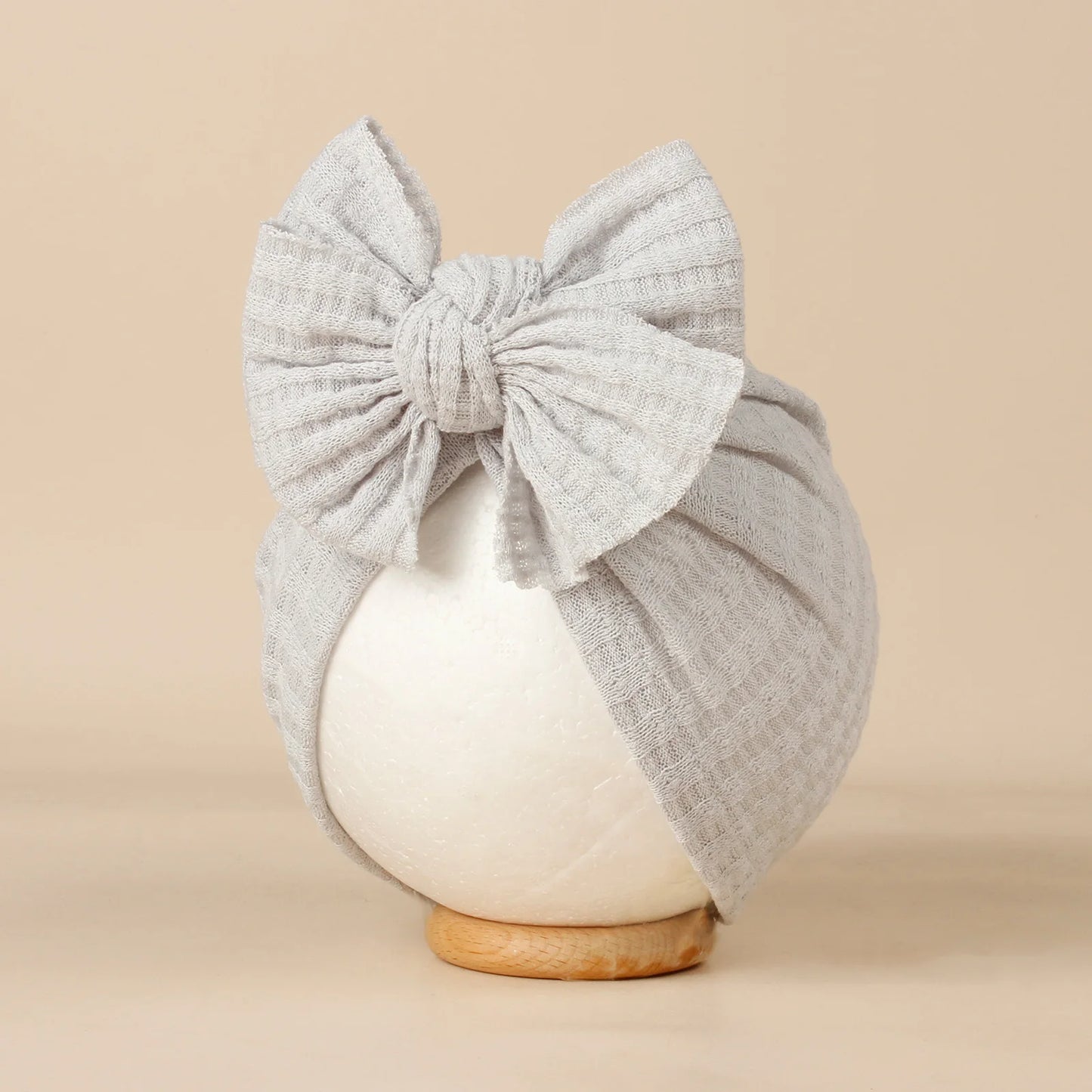 Lovely Bow knot Knitted Baby Head Wraps