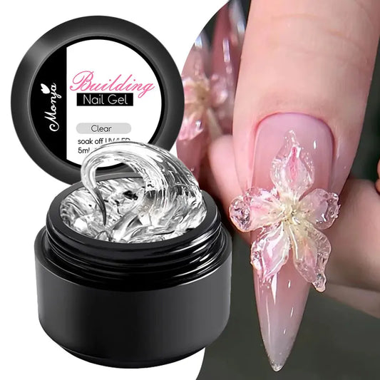 Clear Non-Stick Hand Extension Gel Nail Polish