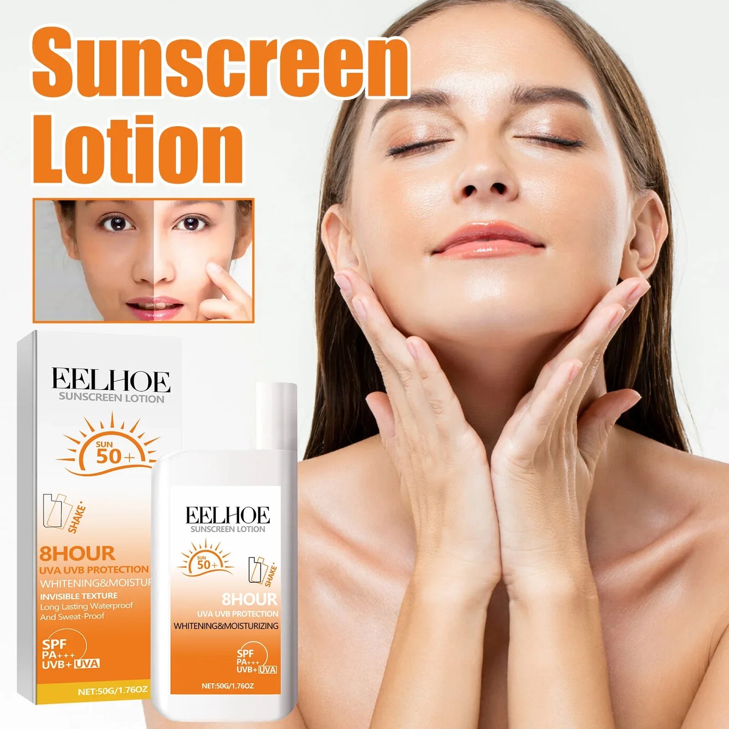 Sunscreen Face Oil Control Sun Tan Lotion