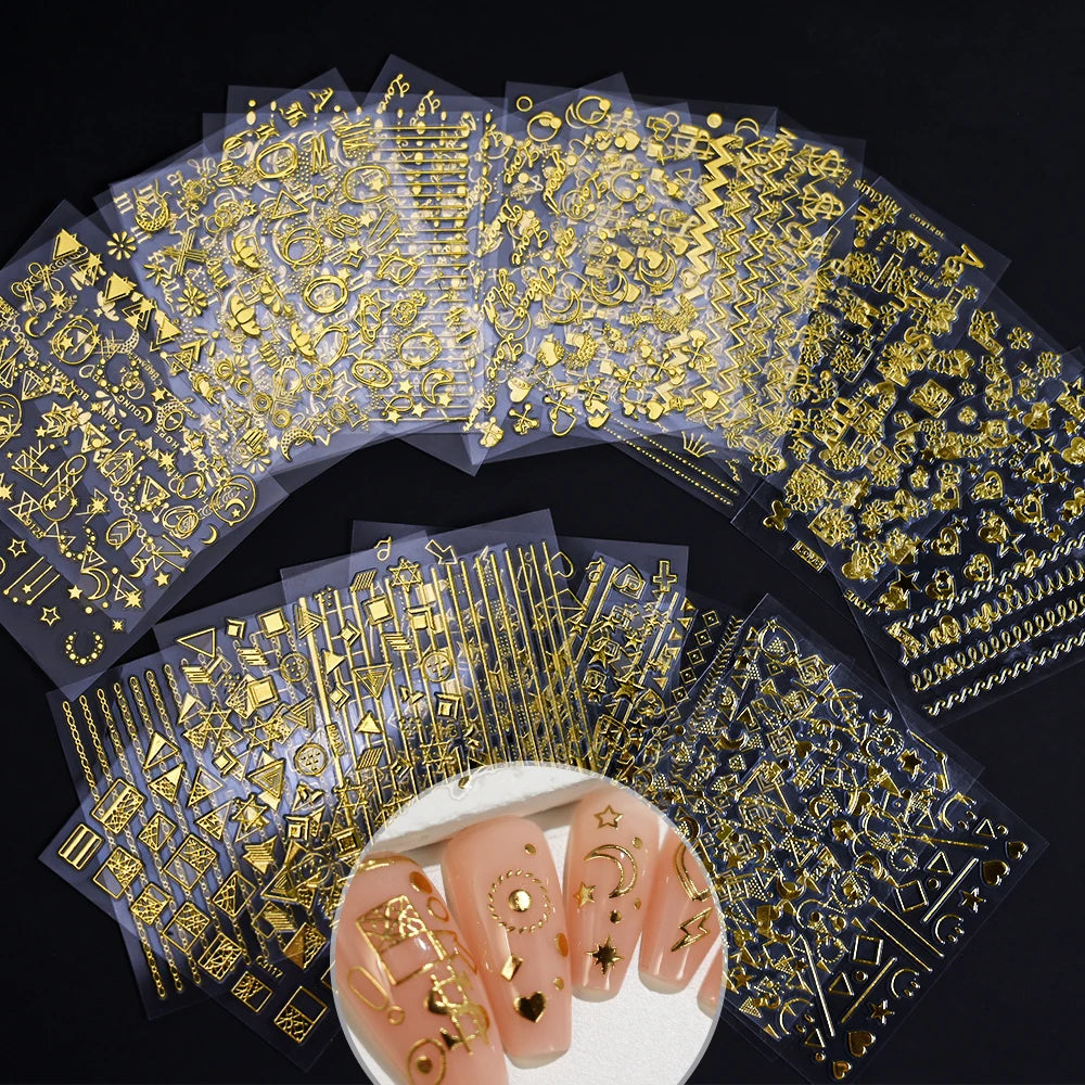 3 D Flowers Cherry Blossoms Rose Daisy Nail