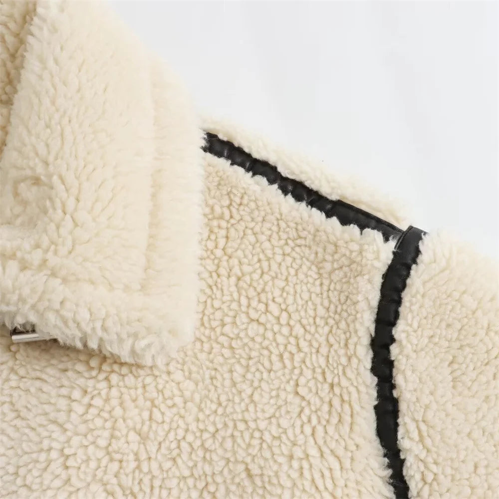 Women's Artificial Fur Effect stylish Jacket