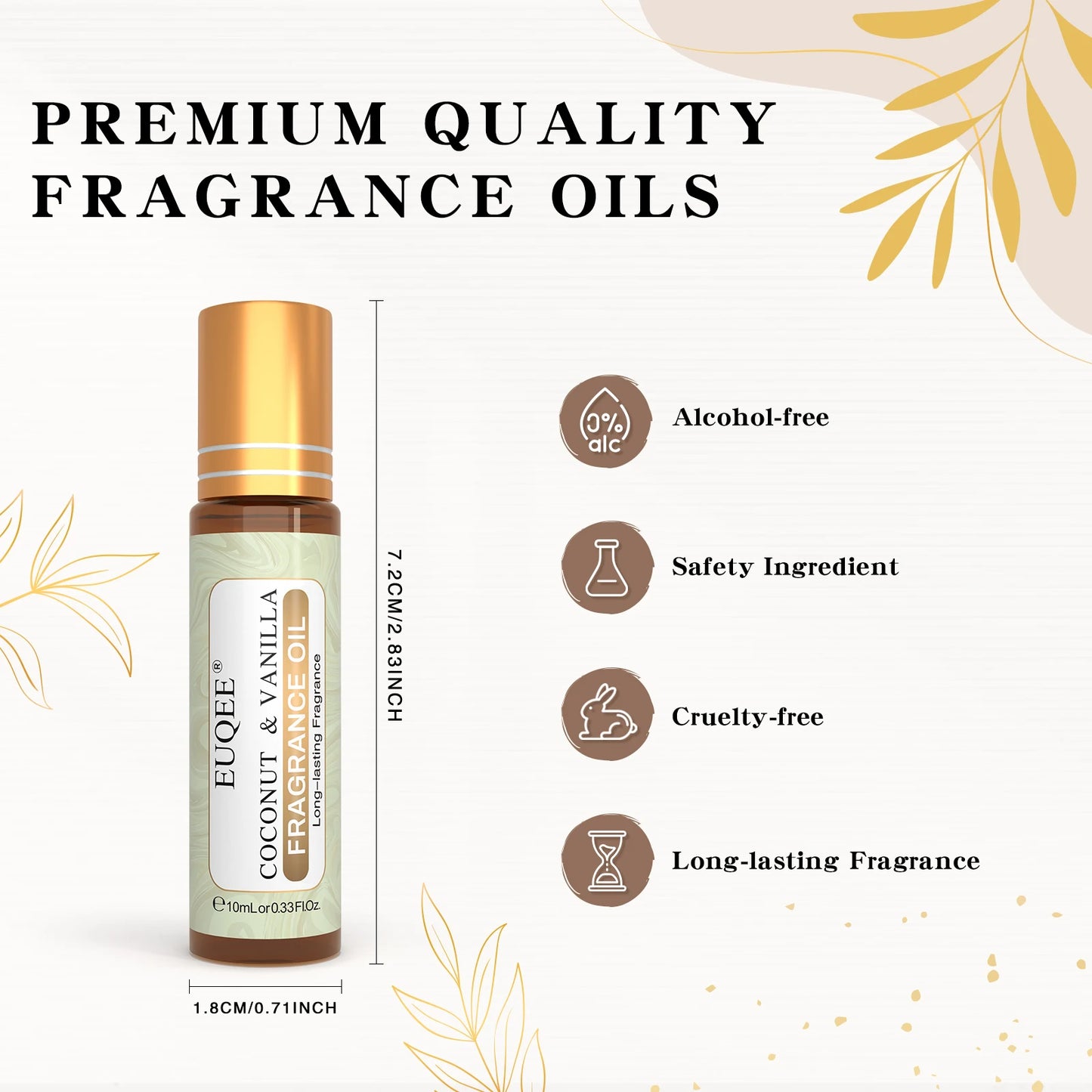 Fragrance Oil Roll-On Long Lasting Scent