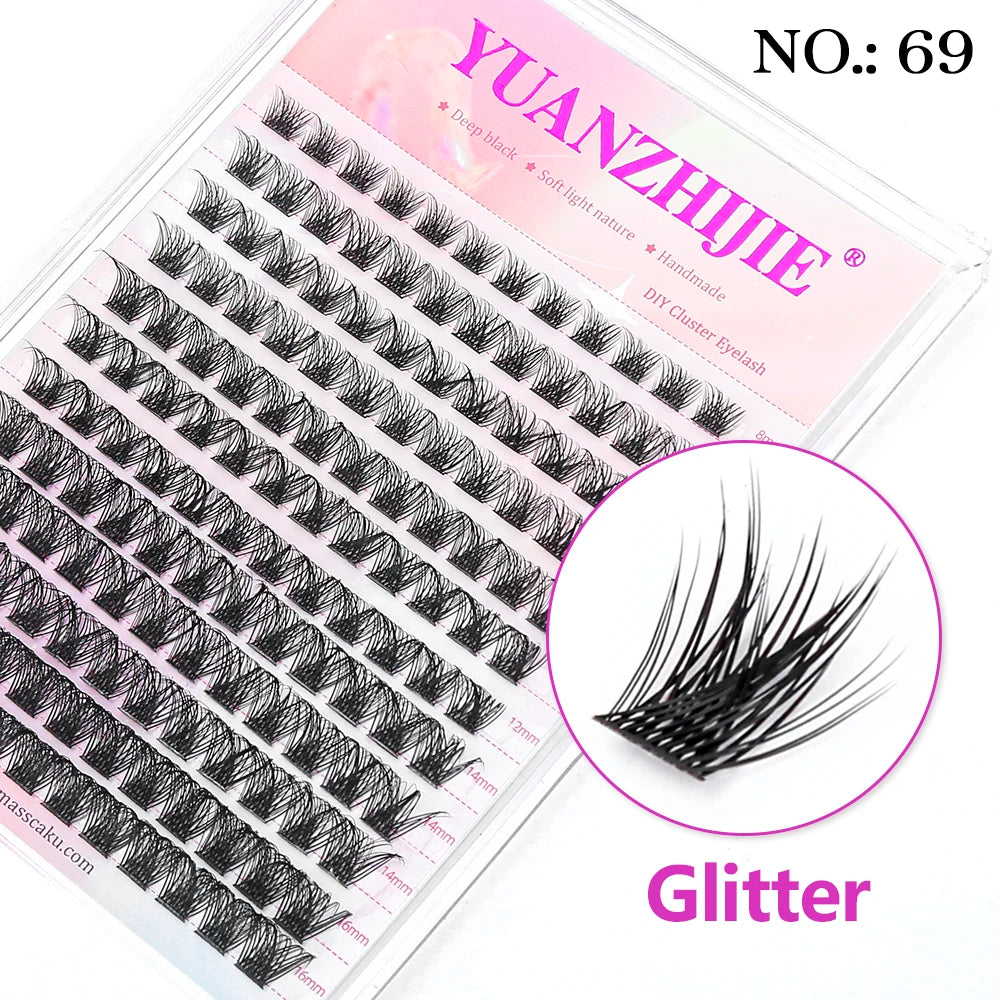 Cluster Lashes 3D Natural Bunch Curl