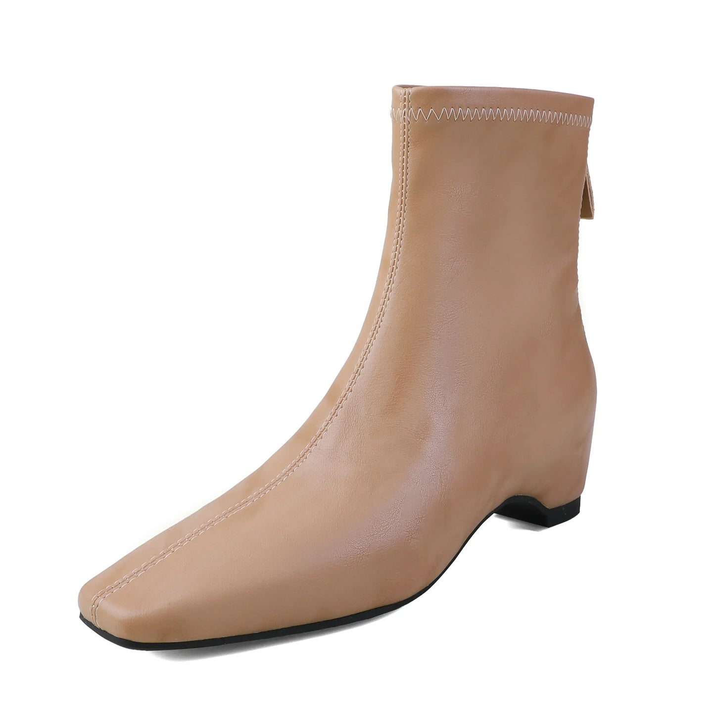 Fashion Microfiber Ankle Boots High Heels