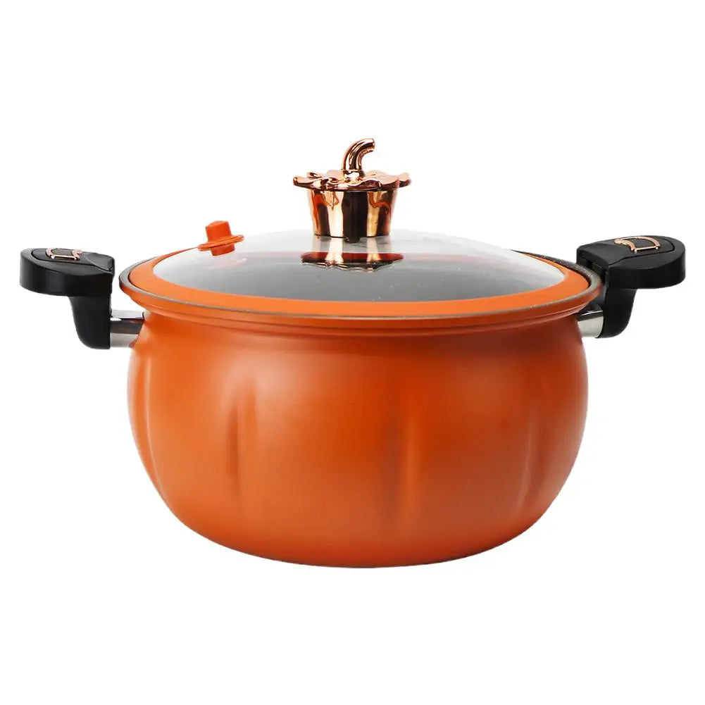 8L Large Capacity Pumpkin Micro Pressure Pot Household Kitchen Cooker Stew Soup /steamer Pot Non Stick Cooking Pot