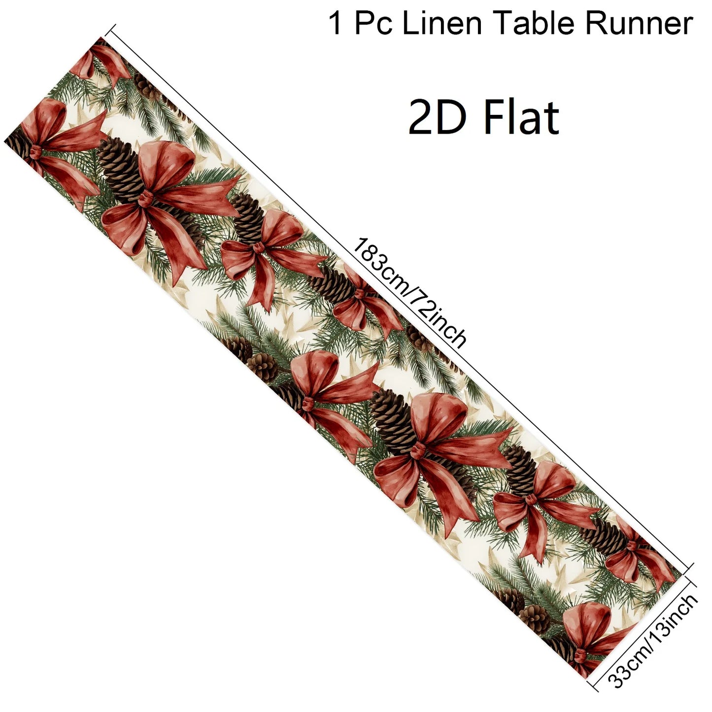 Christmas Nutcracker Table Runner Decor