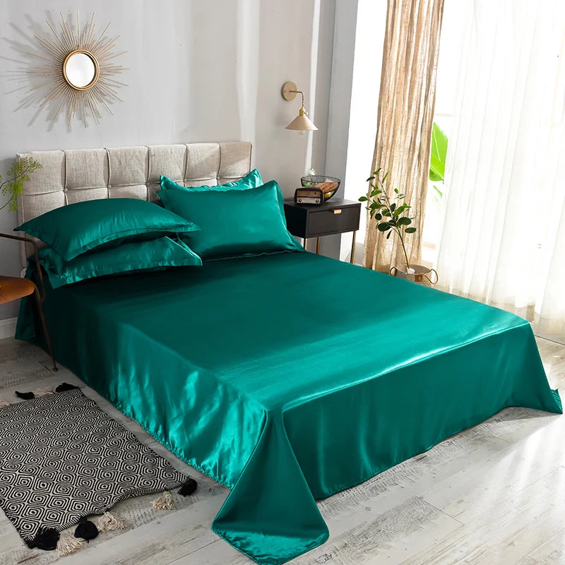 High End Satin Luxurious Bed Sheets Set