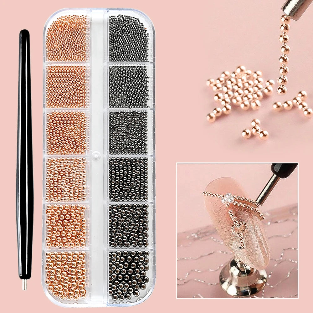 Mini Caviar Beads Nail Art Decorations