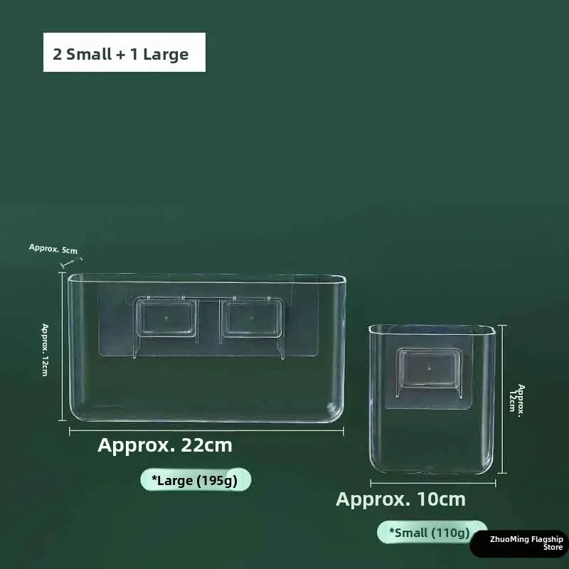 Transparent PS Wall-Mounted Storage Box