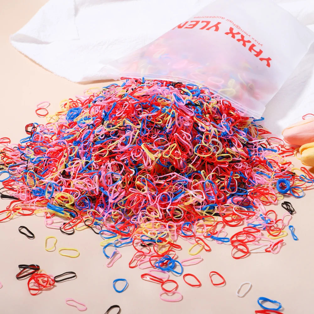 Disposable Rubber Band Hair Ties