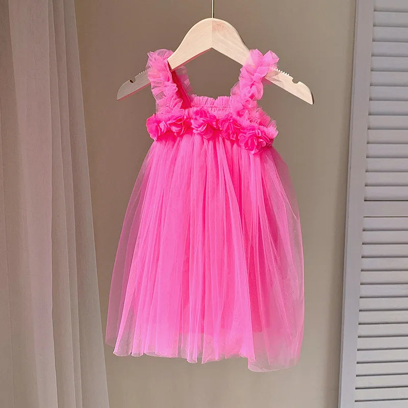 New Kids Suspended Floral Tutu Princess Dress